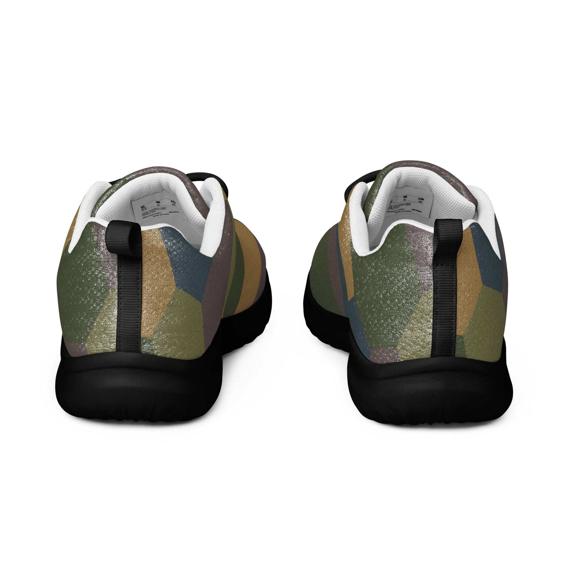 German WWI 5-Color Lozenge Aircraft CAMO Mens Athletic Shoes