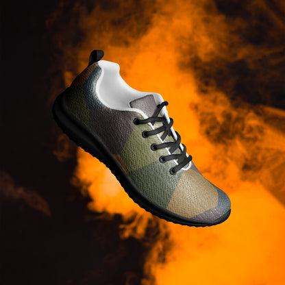 German WWI 5-Color Lozenge Aircraft CAMO Mens Athletic Shoes