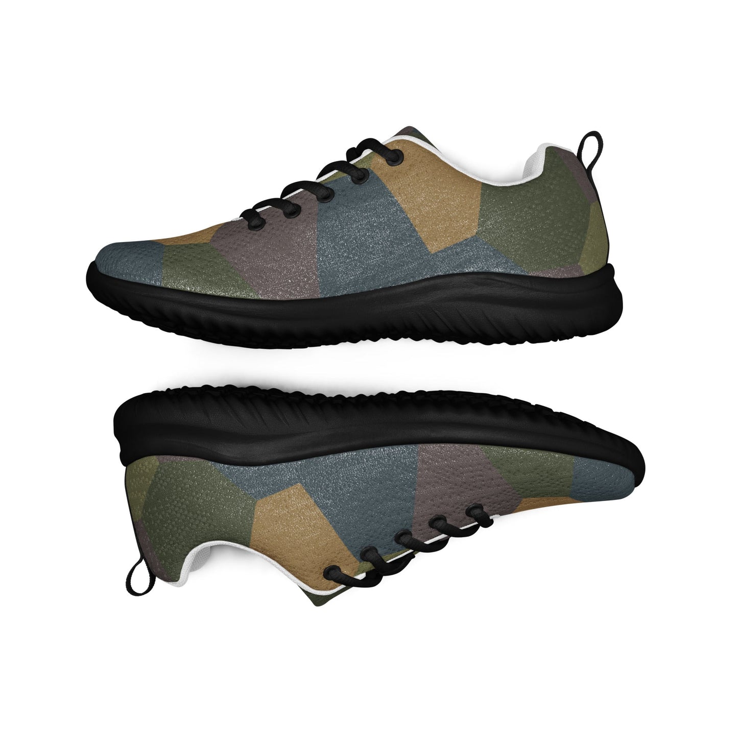 German WWI 5-Color Lozenge Aircraft CAMO Mens Athletic Shoes