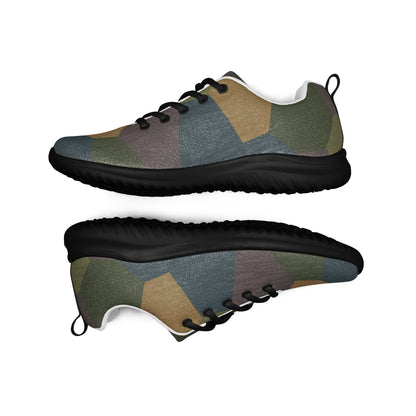 German WWI 5-Color Lozenge Aircraft CAMO Mens Athletic Shoes