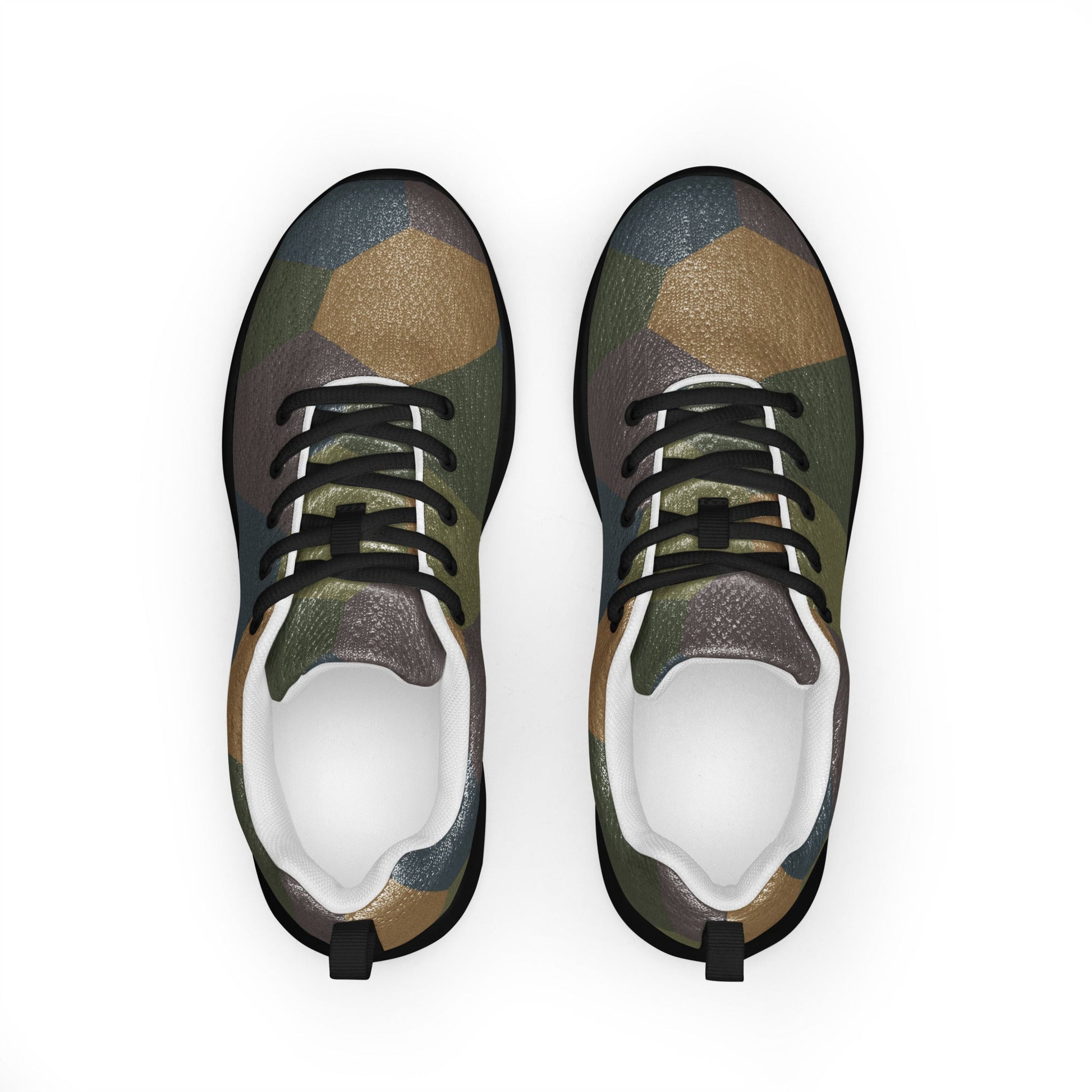 German WWI 5-Color Lozenge Aircraft CAMO Mens Athletic Shoes