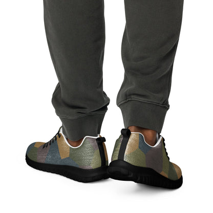 German WWI 5-Color Lozenge Aircraft CAMO Mens Athletic Shoes