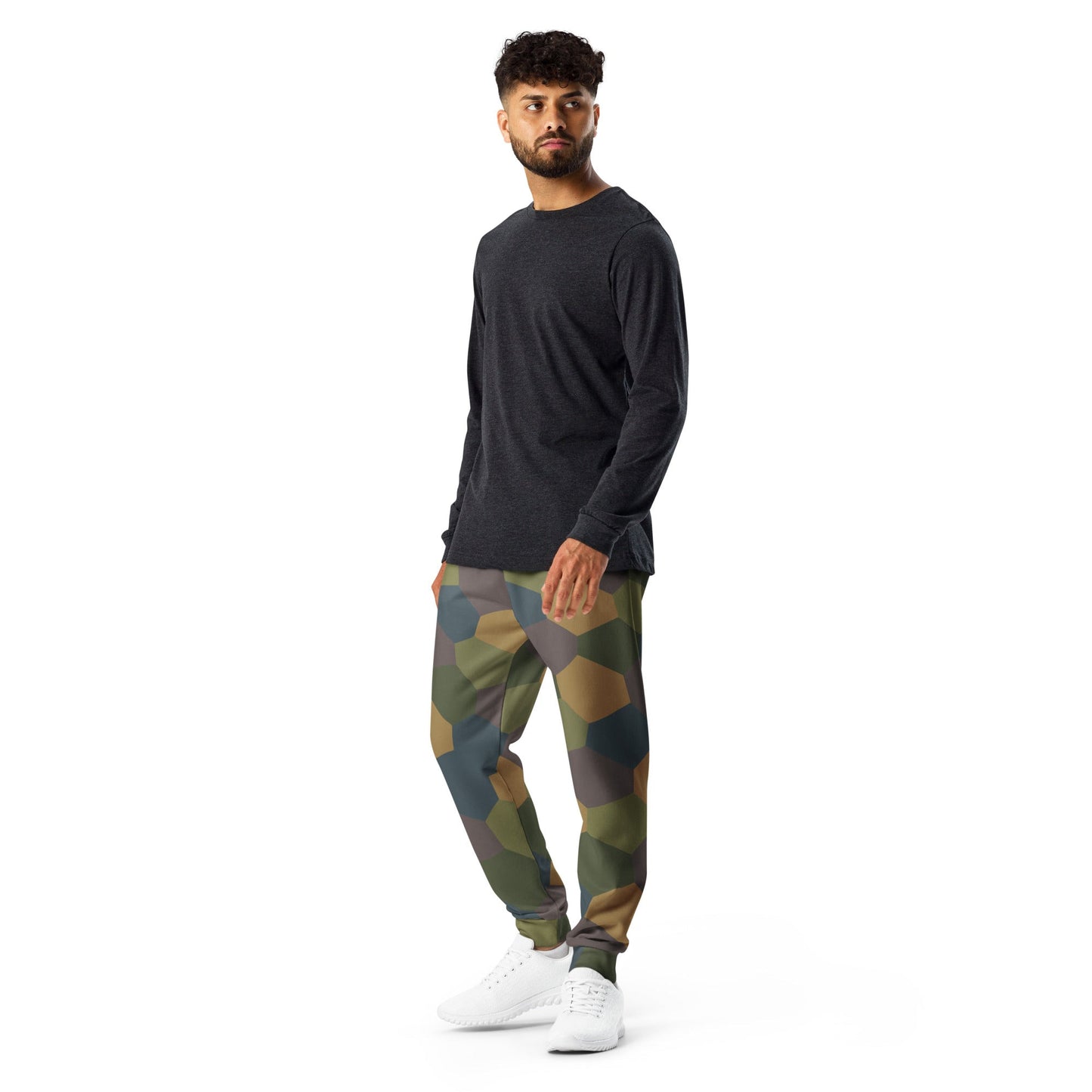 German WWI 5-Color Lozenge Aircraft CAMO Mens Joggers