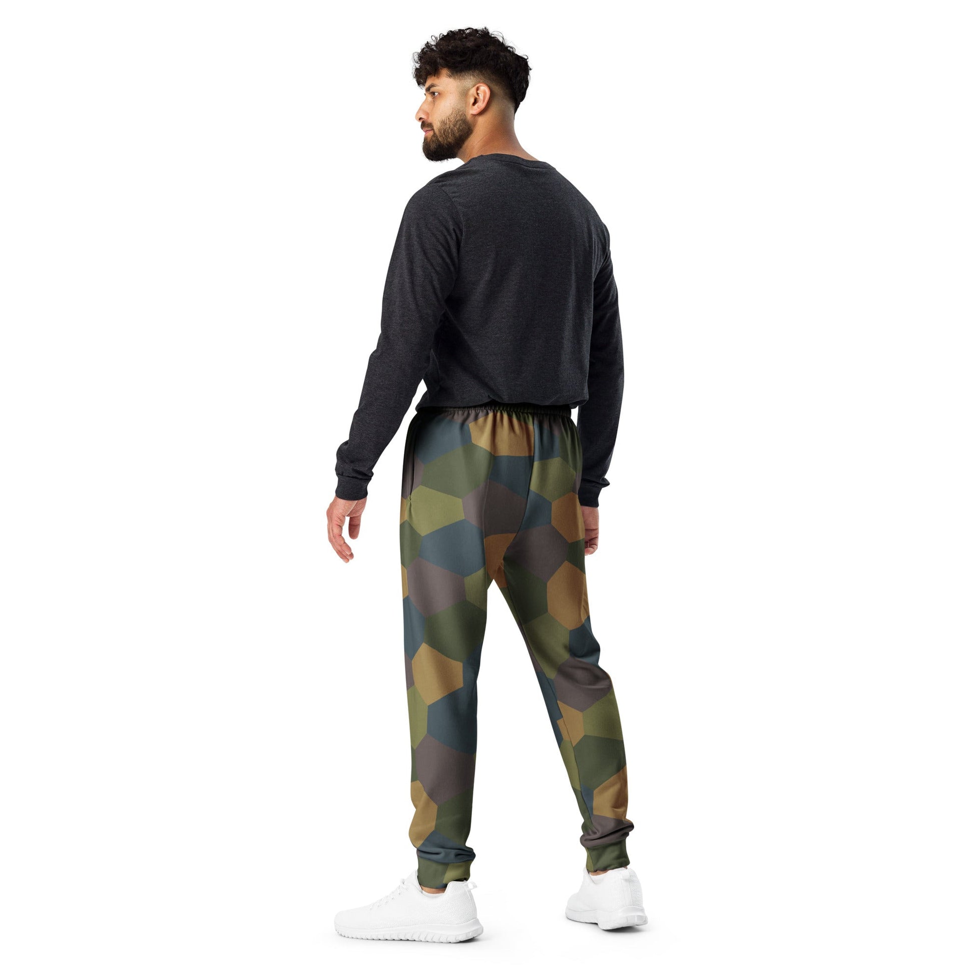 German WWI 5-Color Lozenge Aircraft CAMO Mens Joggers