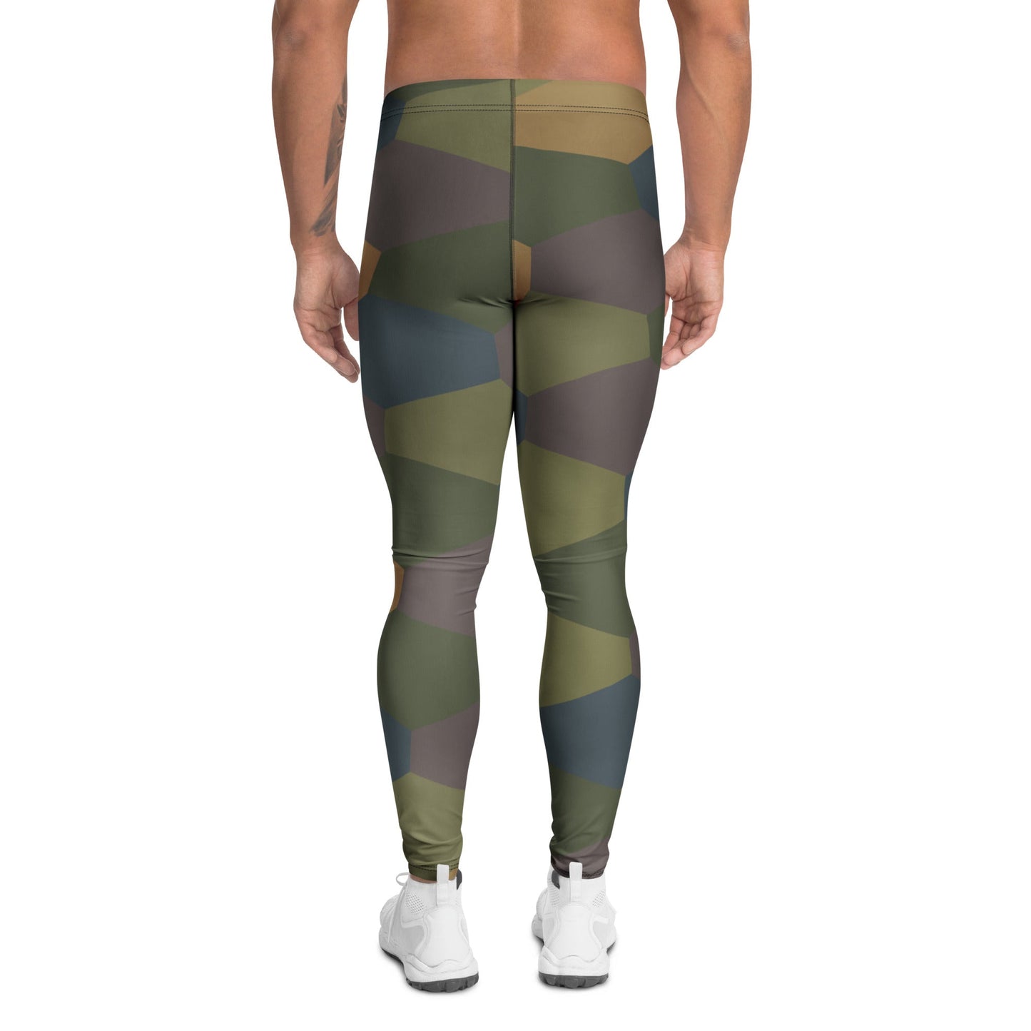 German WWI 5-Color Lozenge Aircraft CAMO Mens Leggings