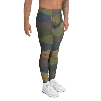 German WWI 5-Color Lozenge Aircraft CAMO Mens Leggings