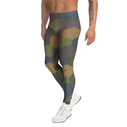 German WWI 5-Color Lozenge Aircraft CAMO Mens Leggings