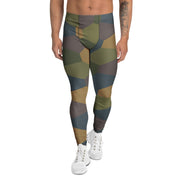 Lozenge Aircraft Five-Color CAMO Mens Leggings - XS - Men