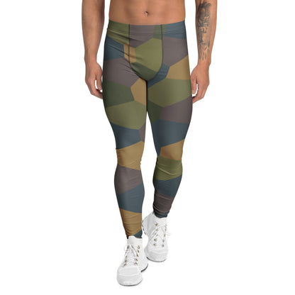 German WWI 5-Color Lozenge Aircraft CAMO Mens Leggings - XS