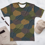 Lozenge Aircraft Five-Color CAMO Mens T-Shirt - XS - Shirt - Tee