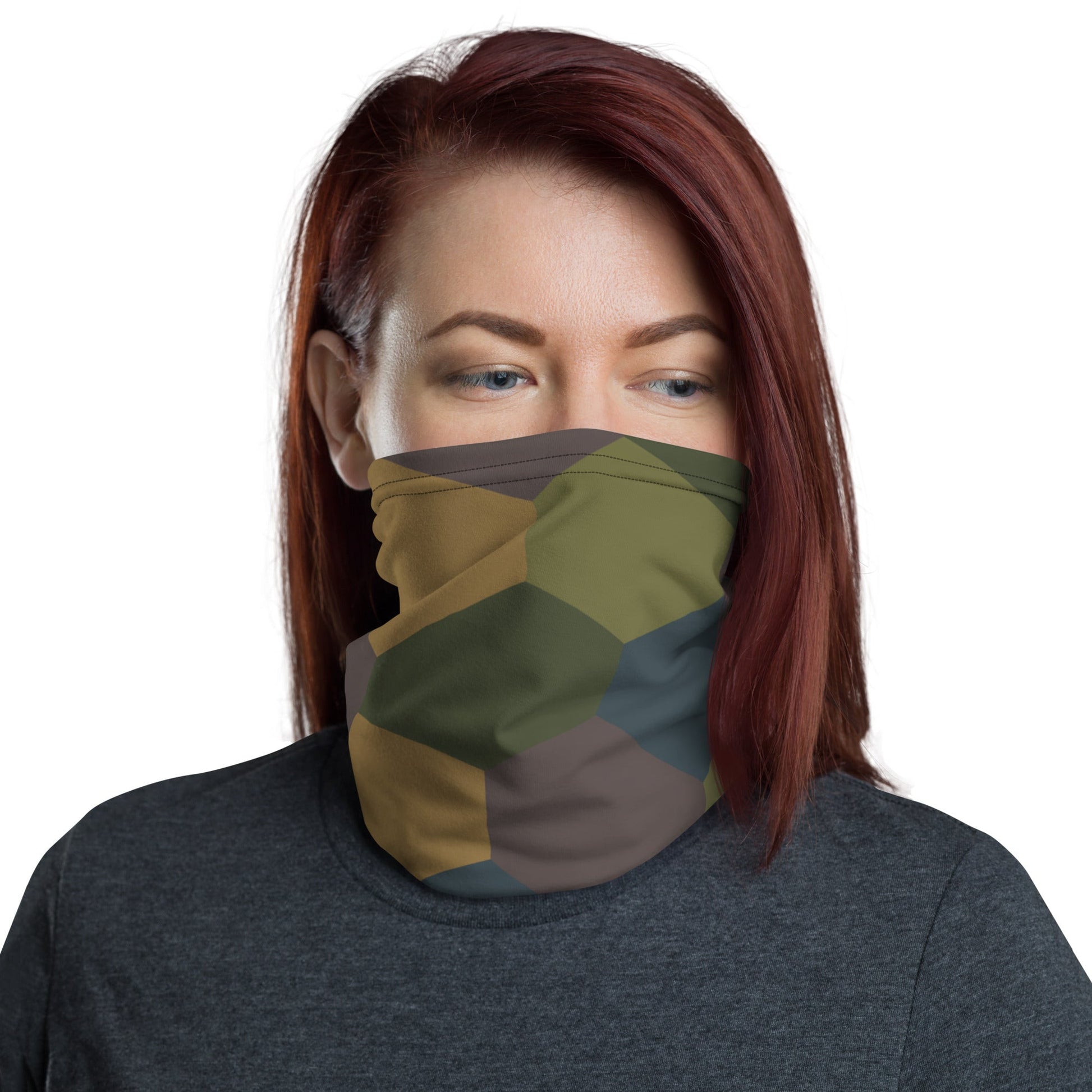 German WWI 5-Color Lozenge Aircraft CAMO Neck Gaiter - Gaiters