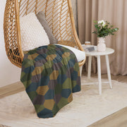 Lozenge Aircraft Five-Color CAMO Sherpa Blanket