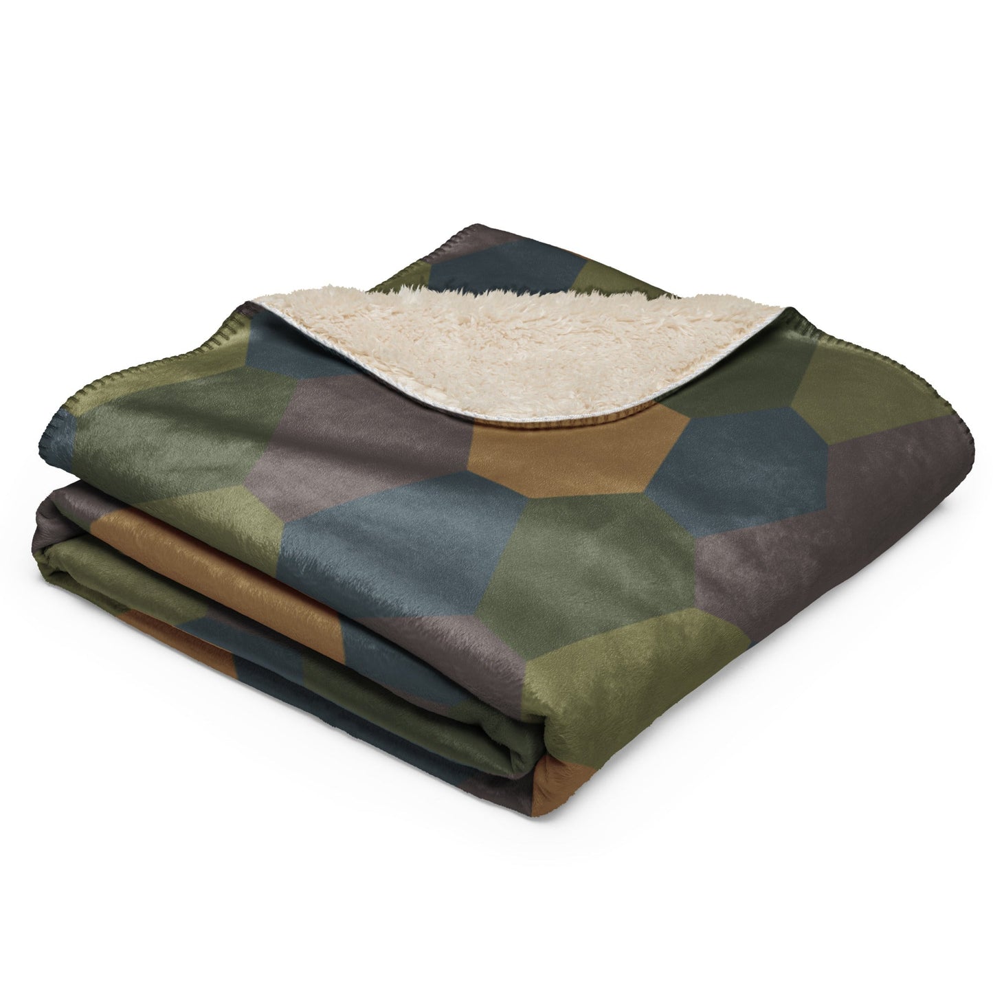 German WWI 5-Color Lozenge Aircraft CAMO Sherpa Blanket