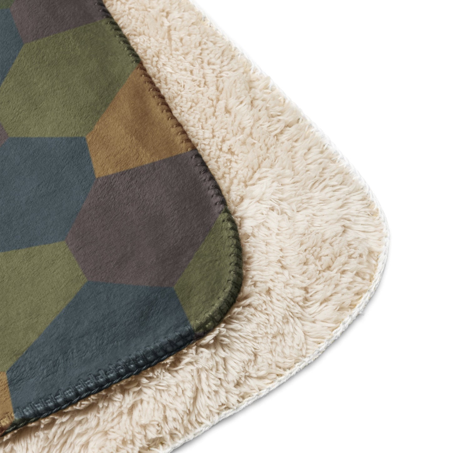 German WWI 5-Color Lozenge Aircraft CAMO Sherpa Blanket