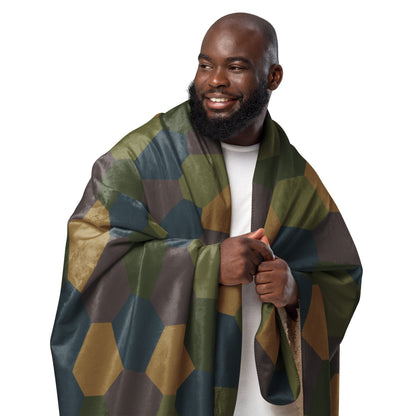 German WWI 5-Color Lozenge Aircraft CAMO Sherpa Blanket