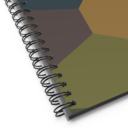 German WWI 5-Color Lozenge Aircraft CAMO Spiral Notebook