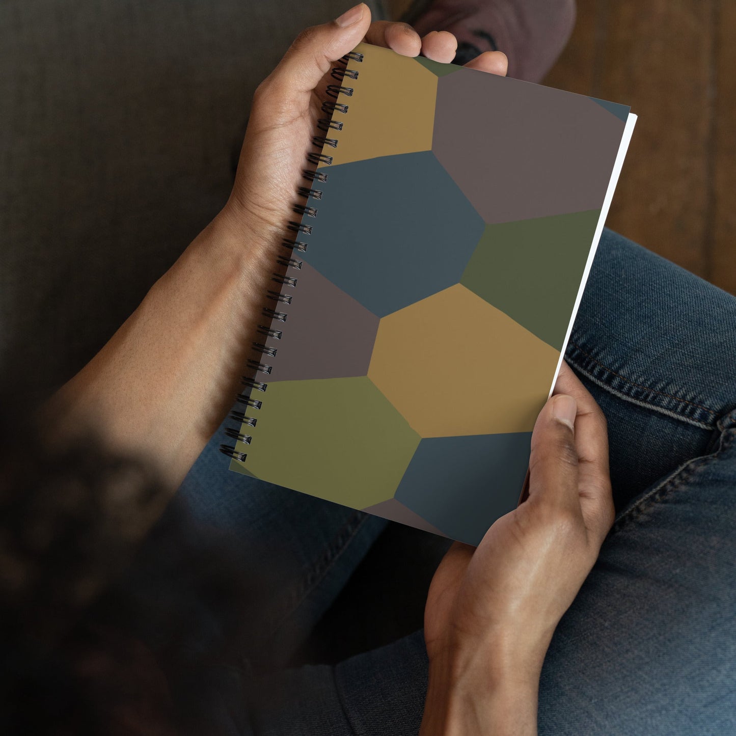 German WWI 5-Color Lozenge Aircraft CAMO Spiral Notebook