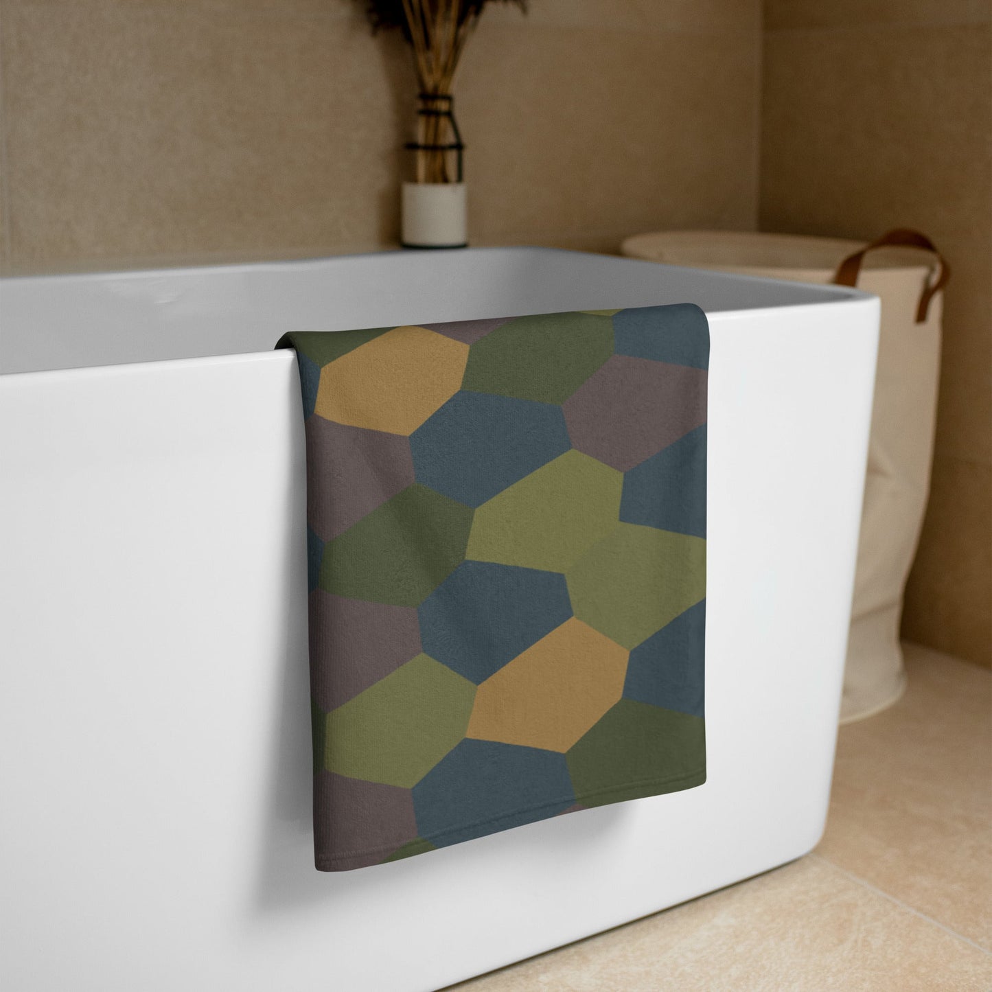 German WWI 5-Color Lozenge Aircraft CAMO Towel