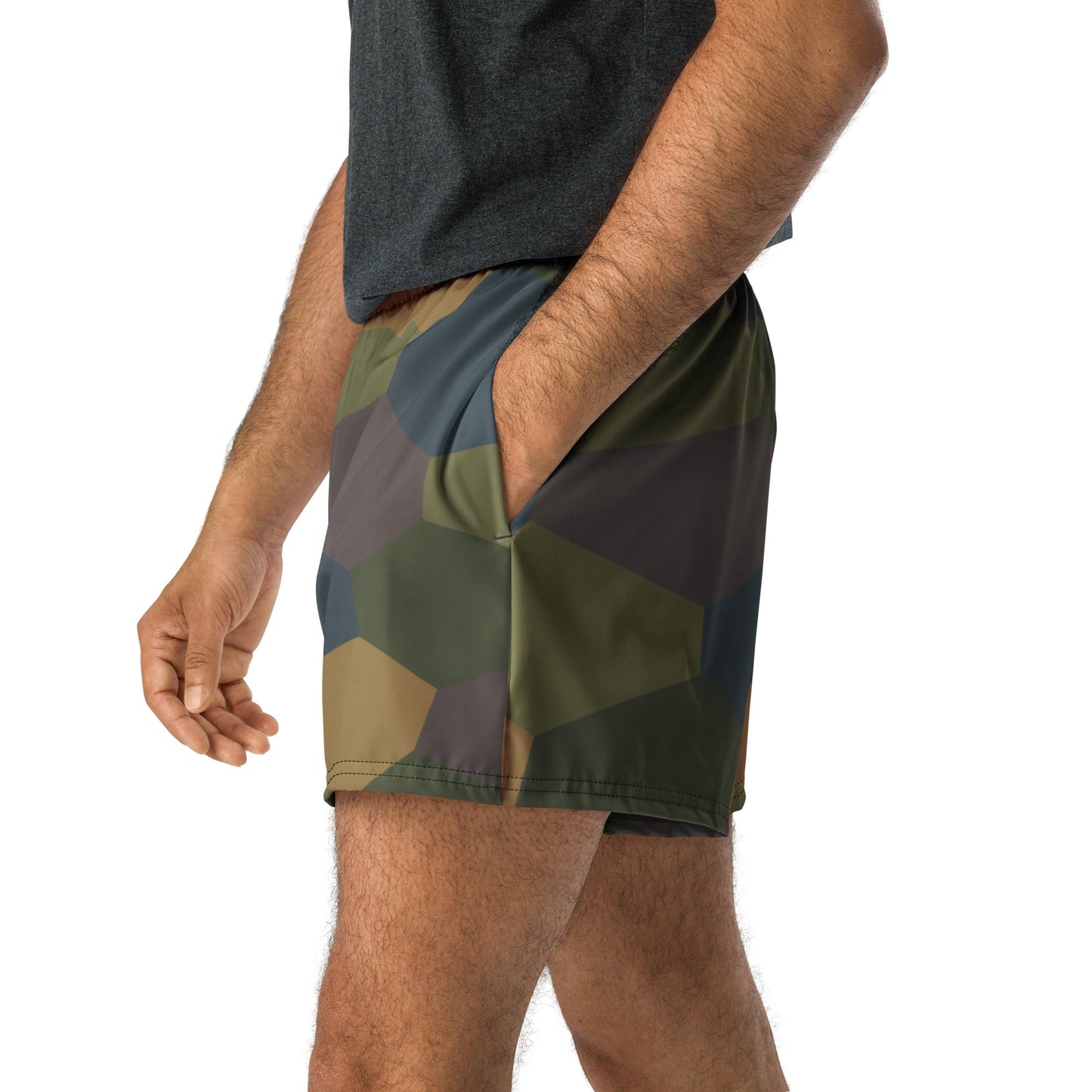 German WWI 5-Color Lozenge Aircraft CAMO Unisex Athletic Shorts - XS