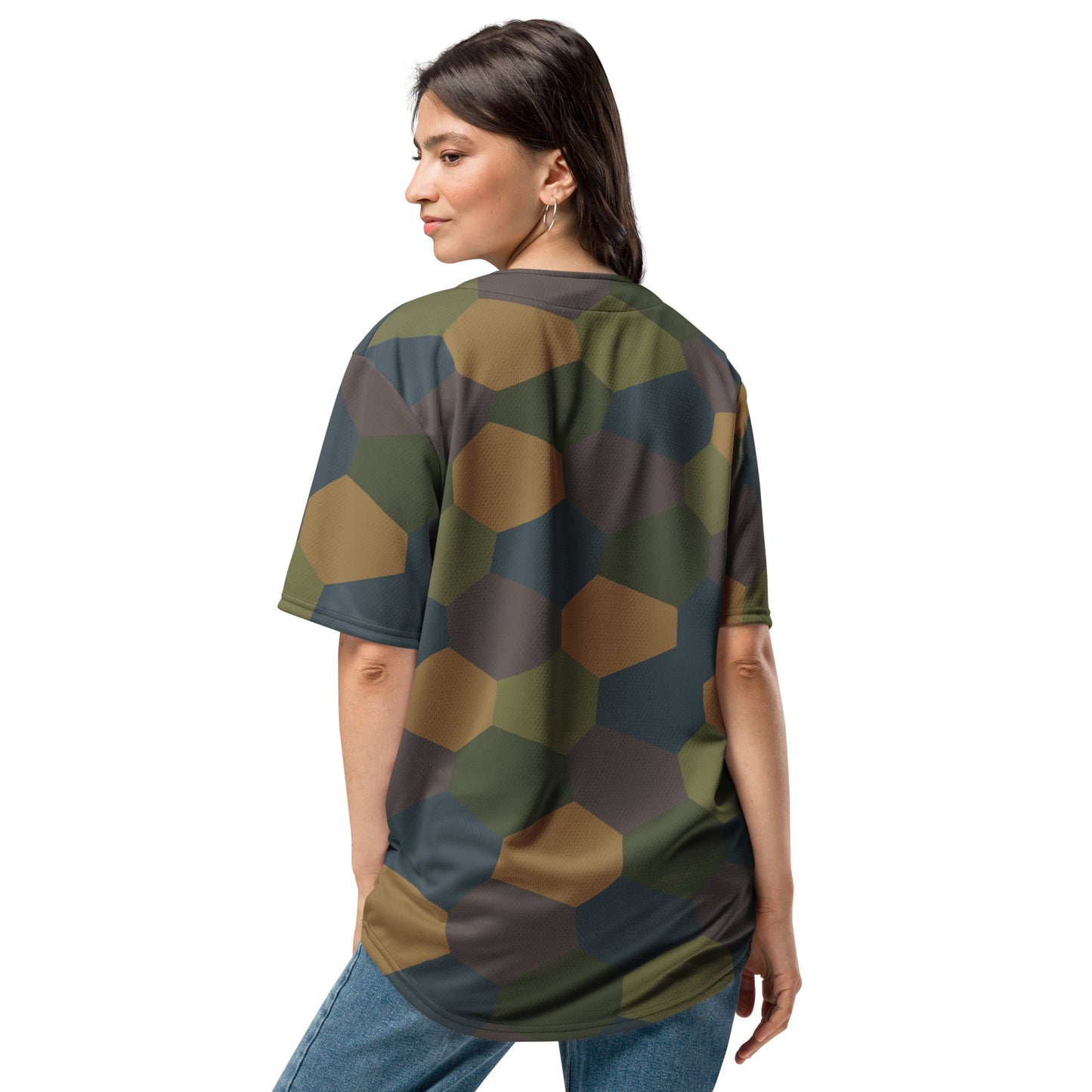 German WWI 5-Color Lozenge Aircraft CAMO Unisex Baseball Jersey