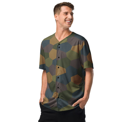 German WWI 5-Color Lozenge Aircraft CAMO Unisex Baseball Jersey