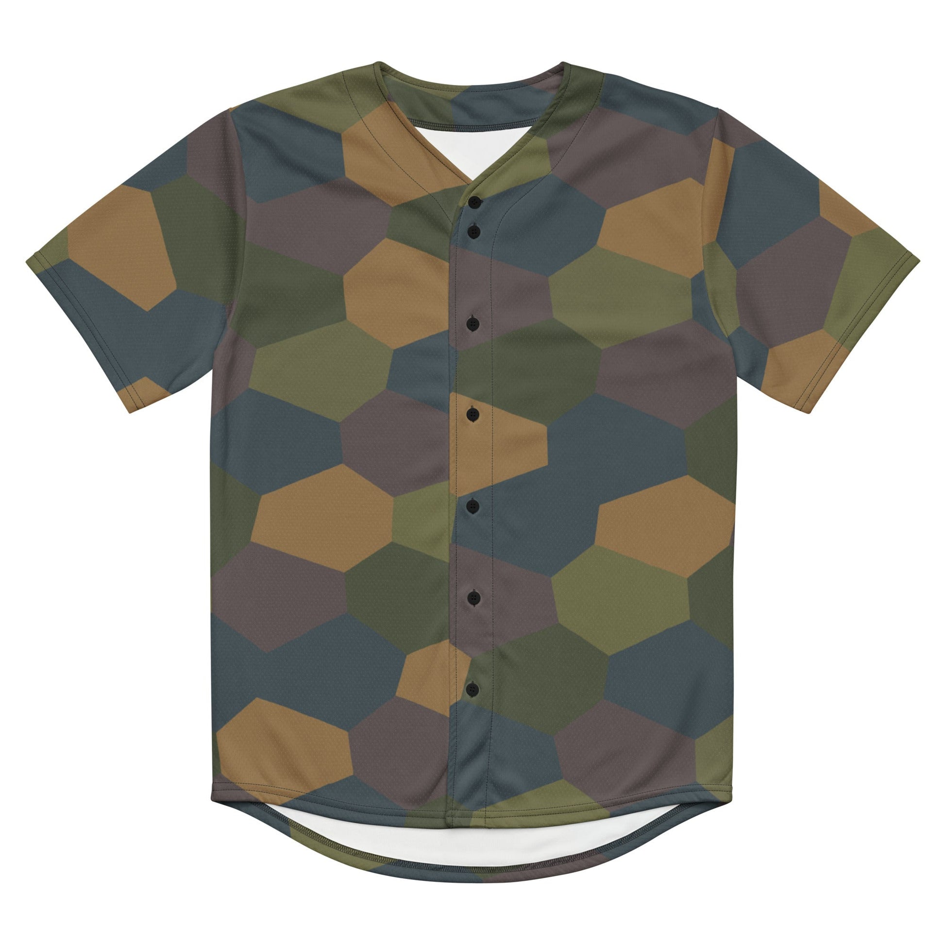 German WWI 5-Color Lozenge Aircraft CAMO Unisex Baseball Jersey