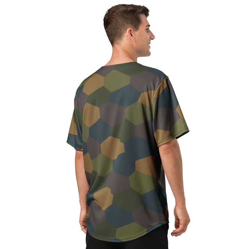 Lozenge Aircraft Five-Color CAMO Unisex Baseball Jersey