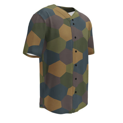 German WWI 5-Color Lozenge Aircraft CAMO Unisex Baseball Jersey