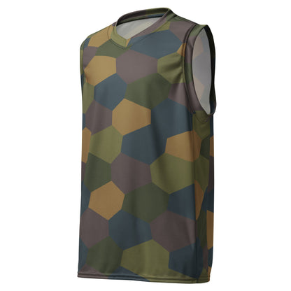 German WWI 5-Color Lozenge Aircraft CAMO Unisex Basketball Jersey
