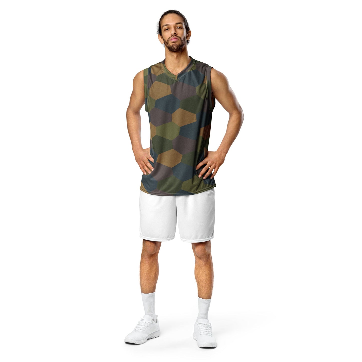 German WWI 5-Color Lozenge Aircraft CAMO Unisex Basketball Jersey