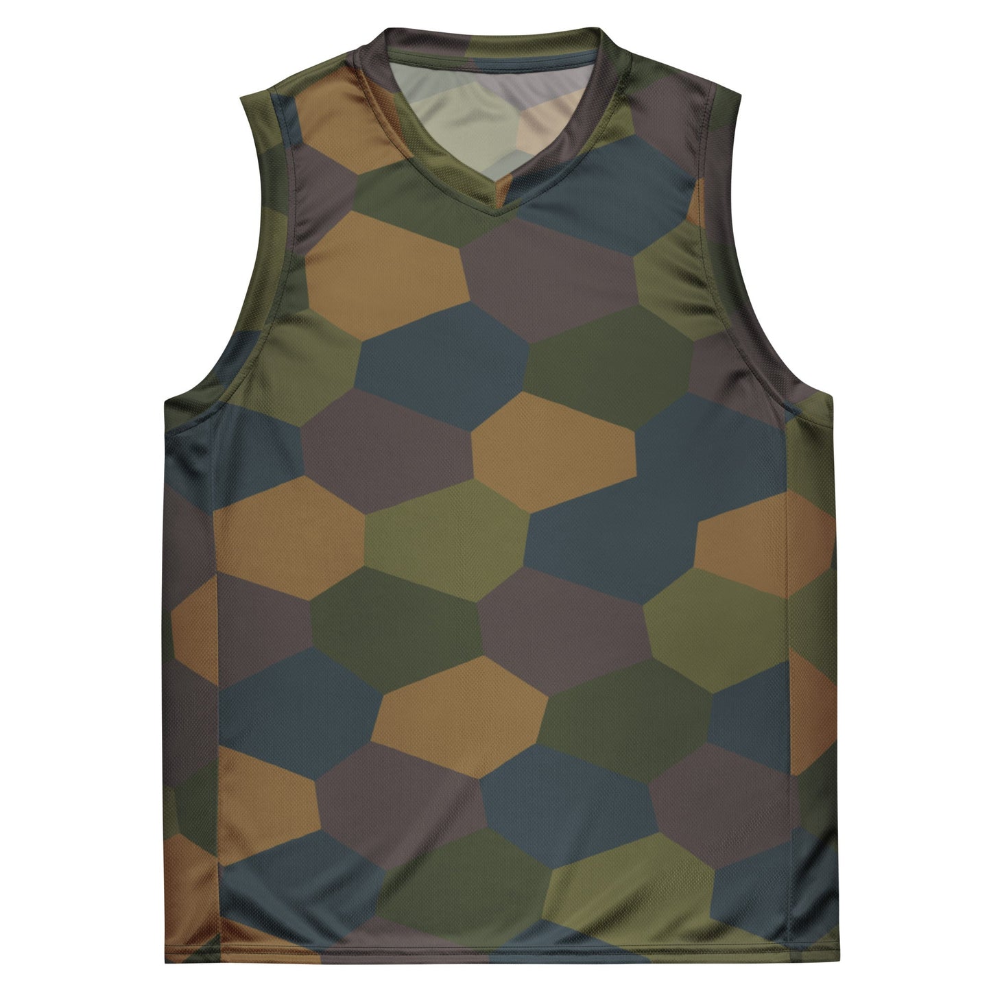 German WWI 5-Color Lozenge Aircraft CAMO Unisex Basketball Jersey