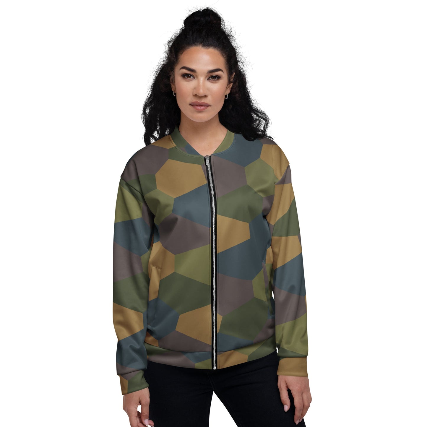 German WWI 5-Color Lozenge Aircraft CAMO Unisex Bomber Jacket