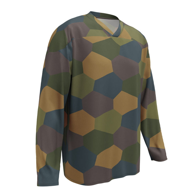 Lozenge Aircraft Five-Color CAMO Unisex Hockey Fan Jersey