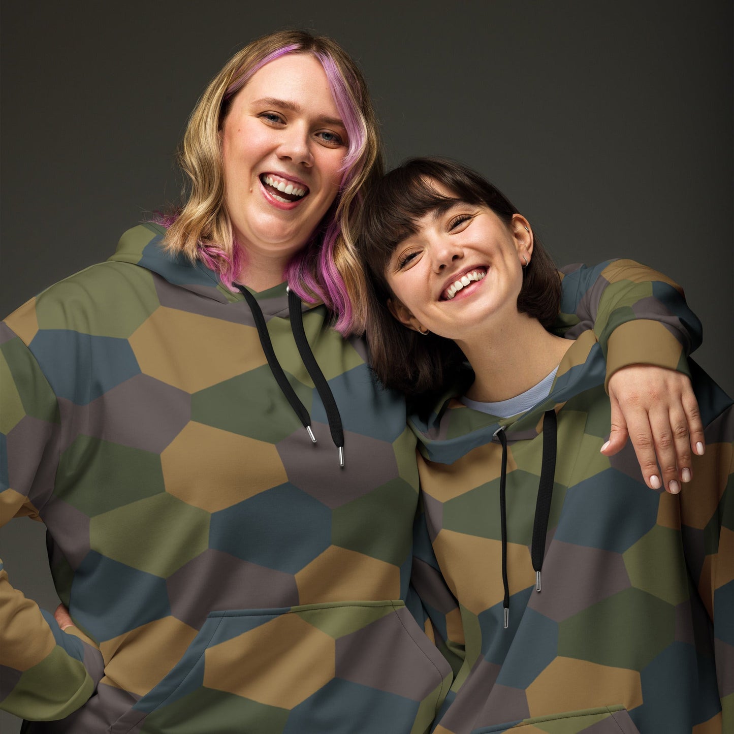 German WWI 5-Color Lozenge Aircraft CAMO Unisex Hoodie
