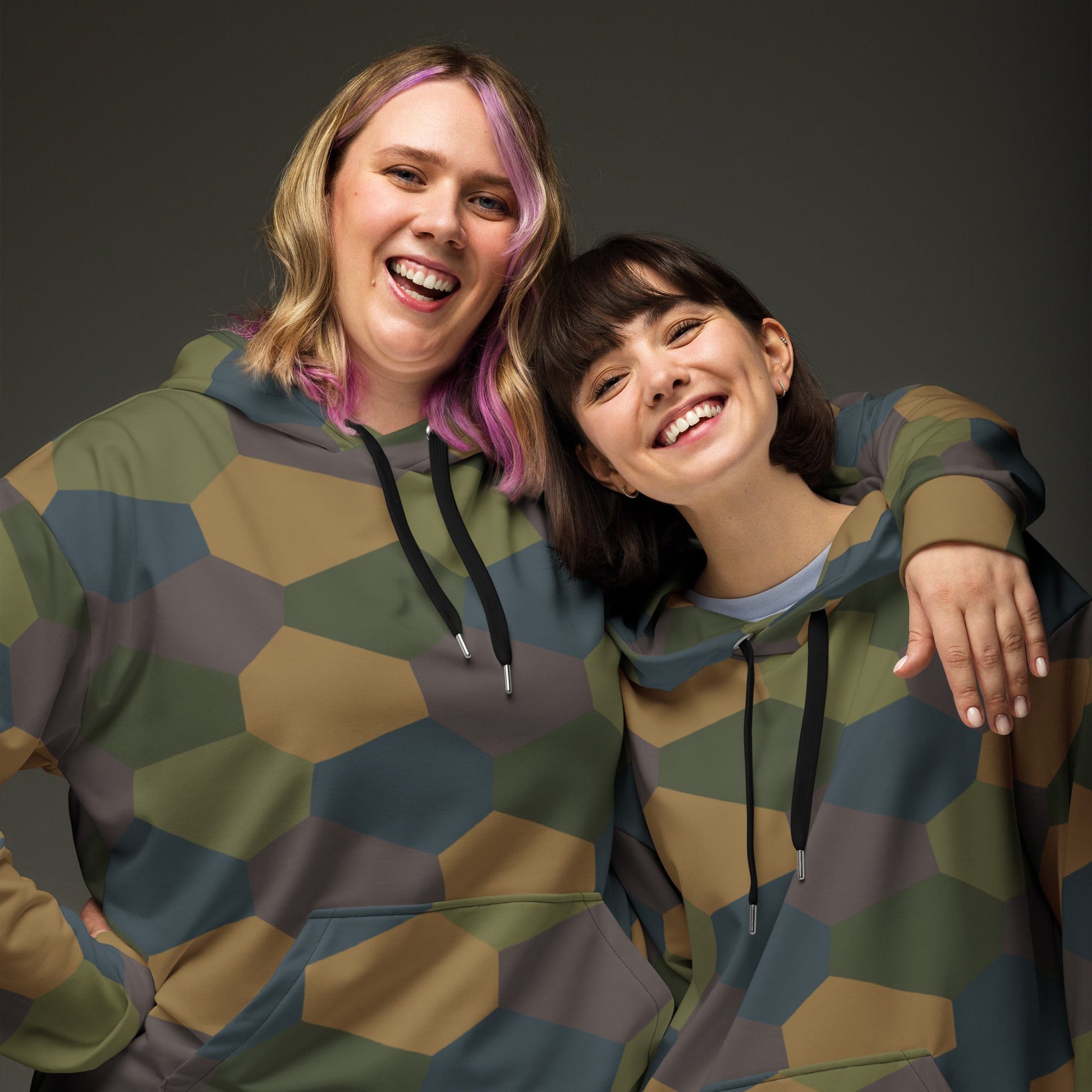 German WWI 5-Color Lozenge Aircraft CAMO Unisex Hoodie