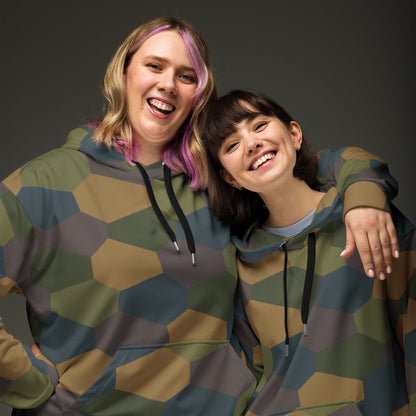 German WWI 5-Color Lozenge Aircraft CAMO Unisex Hoodie