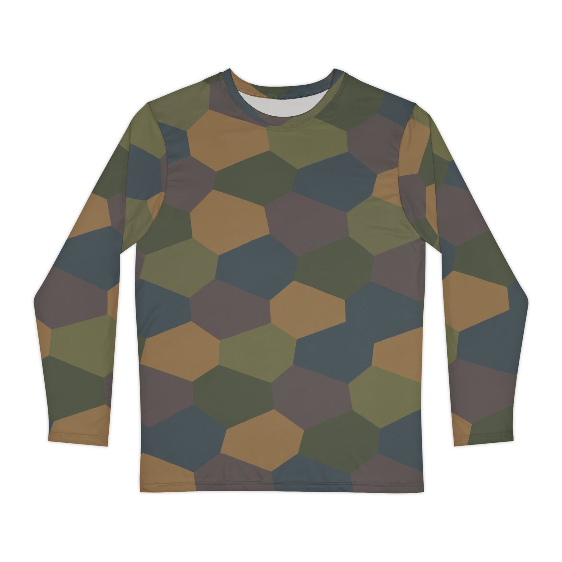 German WWI 5-Color Lozenge Aircraft CAMO Unisex Long-Sleeve Shirt - XS