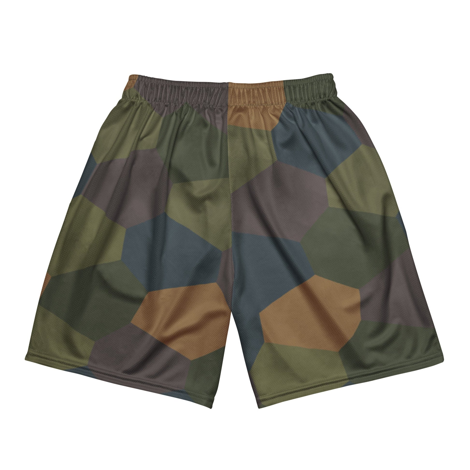 German WWI 5-Color Lozenge Aircraft CAMO Unisex Mesh Shorts