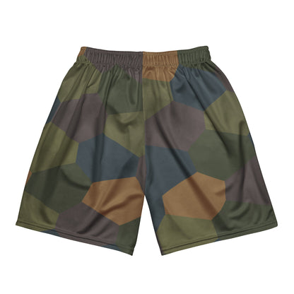 German WWI 5-Color Lozenge Aircraft CAMO Unisex Mesh Shorts