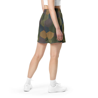 German WWI 5-Color Lozenge Aircraft CAMO Unisex Mesh Shorts