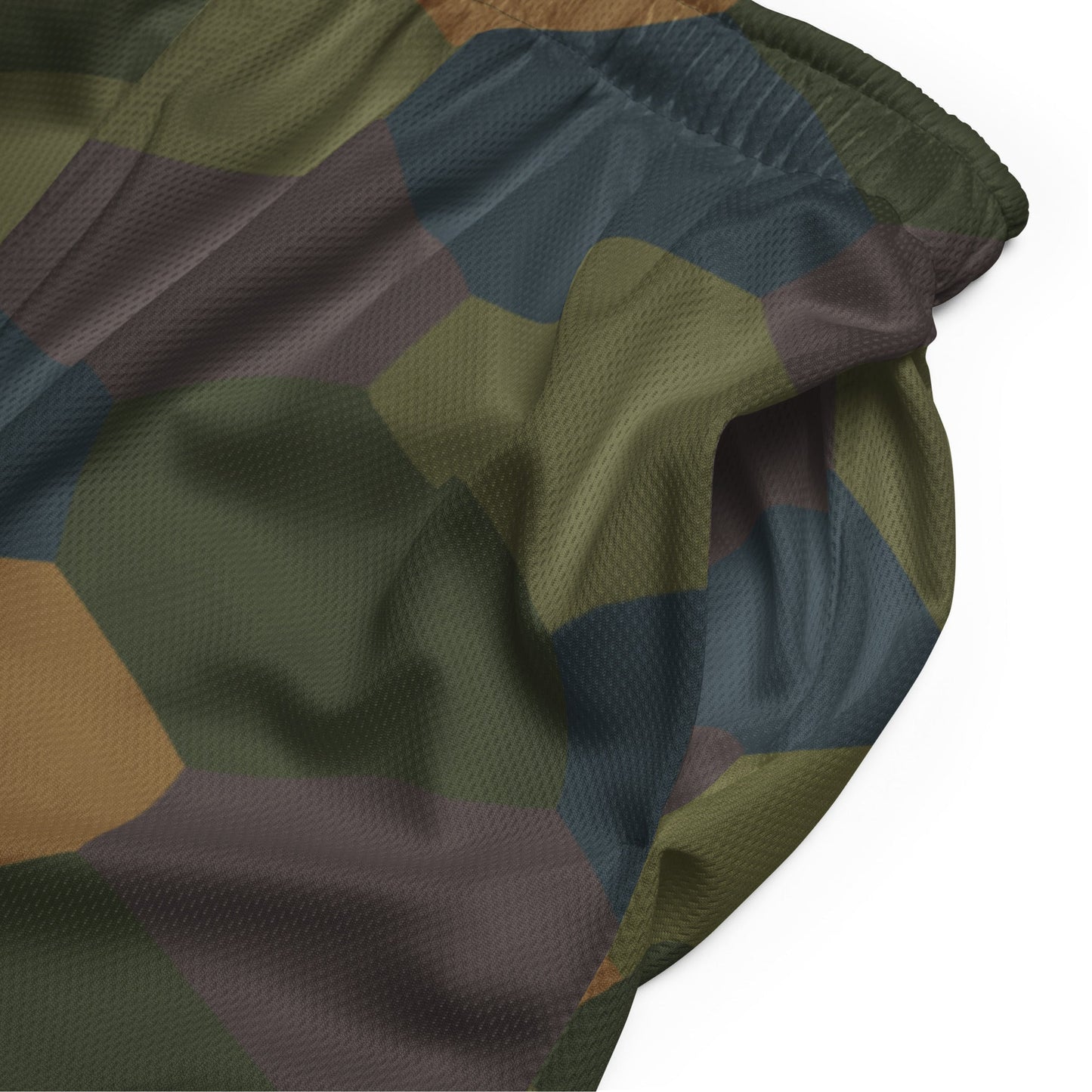 German WWI 5-Color Lozenge Aircraft CAMO Unisex Mesh Shorts