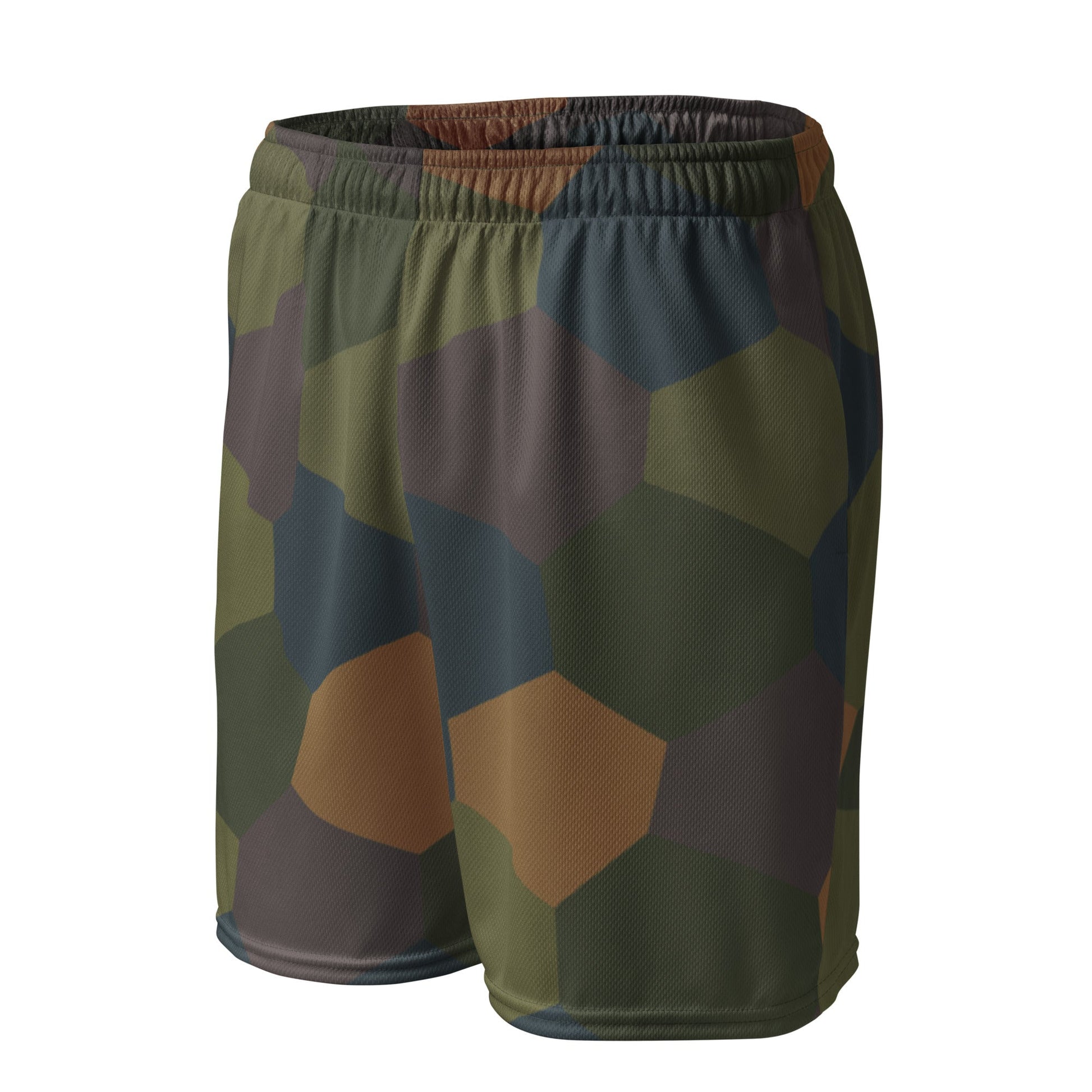 German WWI 5-Color Lozenge Aircraft CAMO Unisex Mesh Shorts