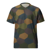 Lozenge Aircraft Five-Color CAMO Unisex Sports Jersey