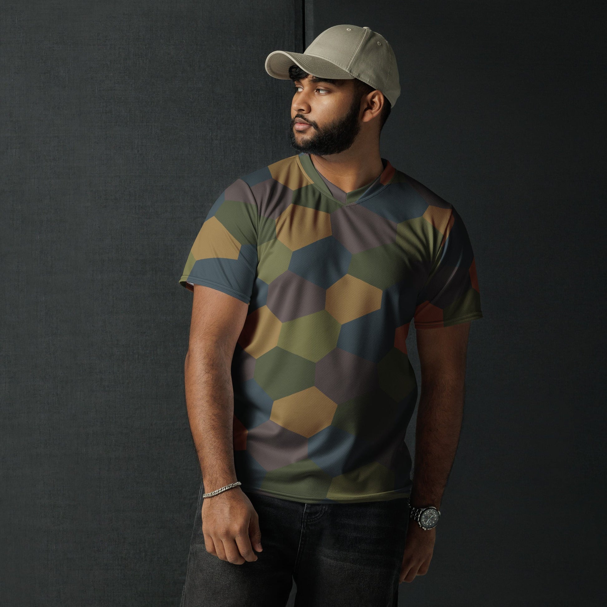 German WWI 5-Color Lozenge Aircraft CAMO Unisex Sports Jersey