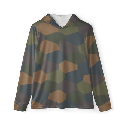 German WWI 5-Color Lozenge Aircraft CAMO Unisex Sports Warmup Hoodie - XS