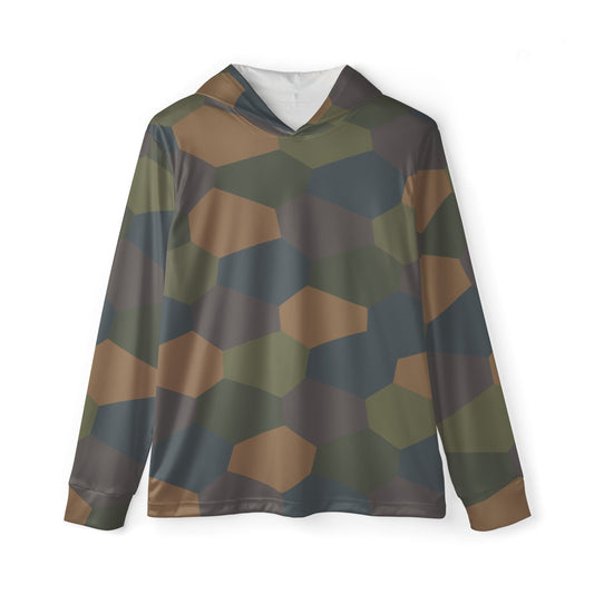 German WWI 5-Color Lozenge Aircraft CAMO Unisex Sports Warmup Hoodie - XS