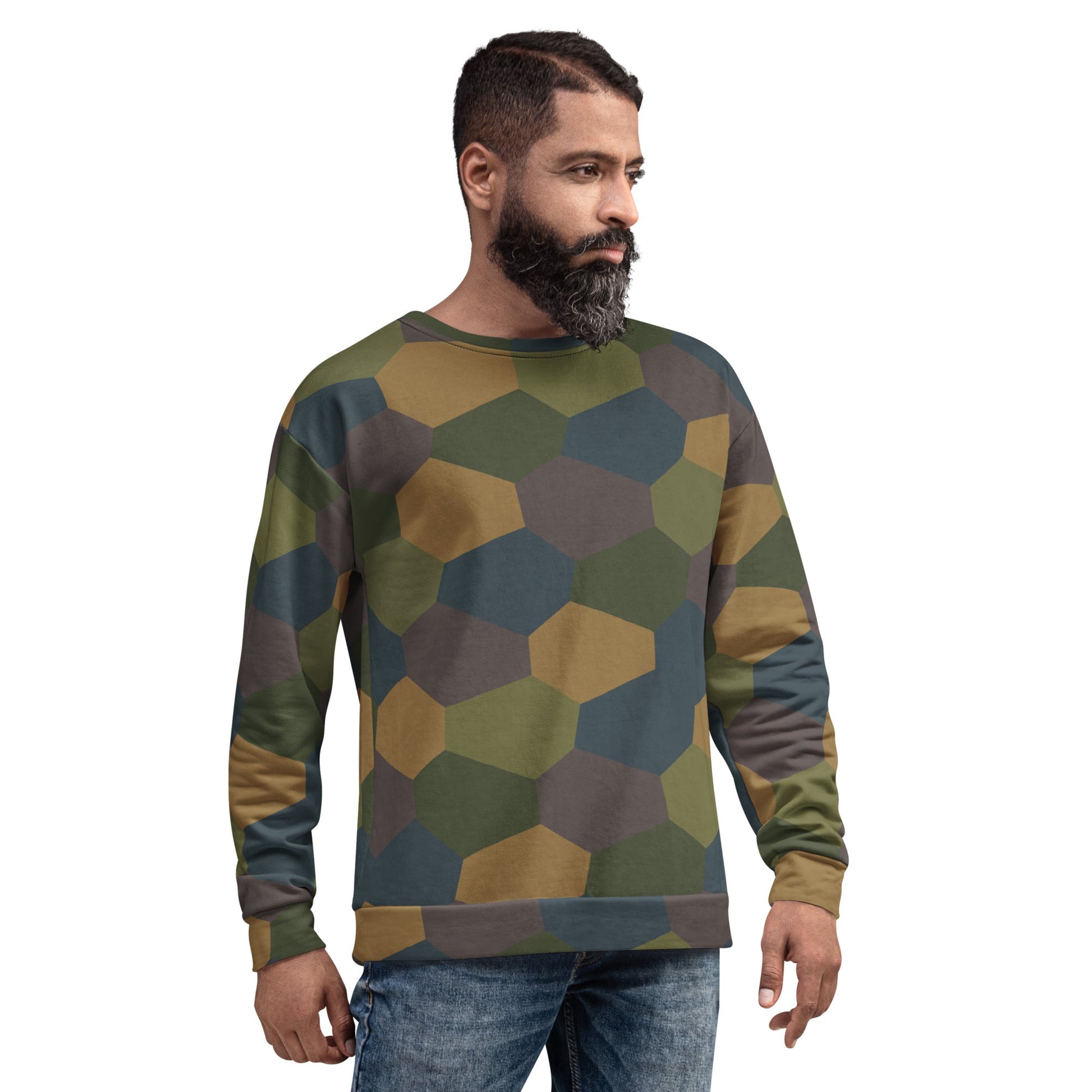 German WWI 5-Color Lozenge Aircraft CAMO Unisex Sweatshirt