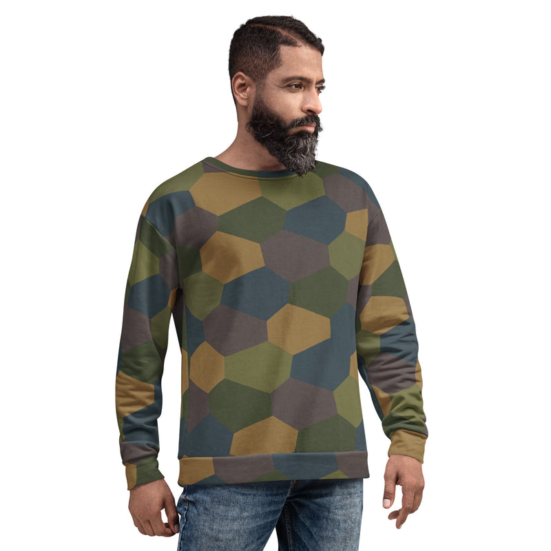 Lozenge Aircraft Five-Color CAMO Unisex Sweatshirt