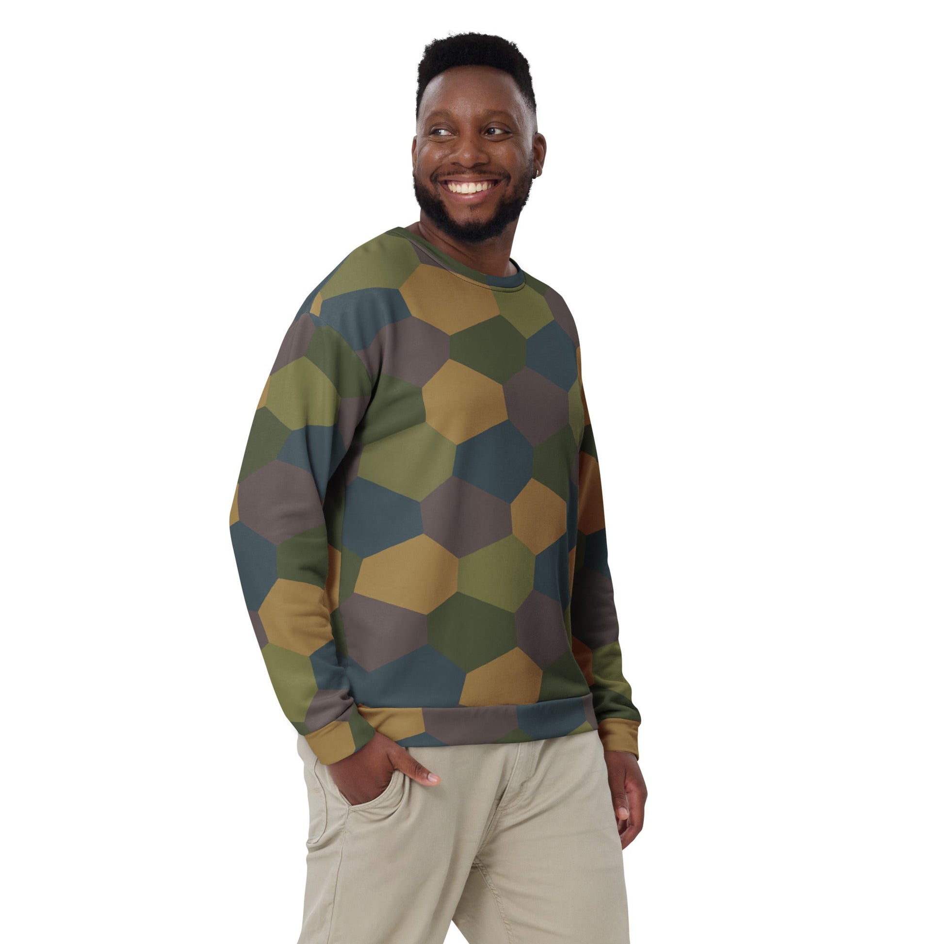 German WWI 5-Color Lozenge Aircraft CAMO Unisex Sweatshirt
