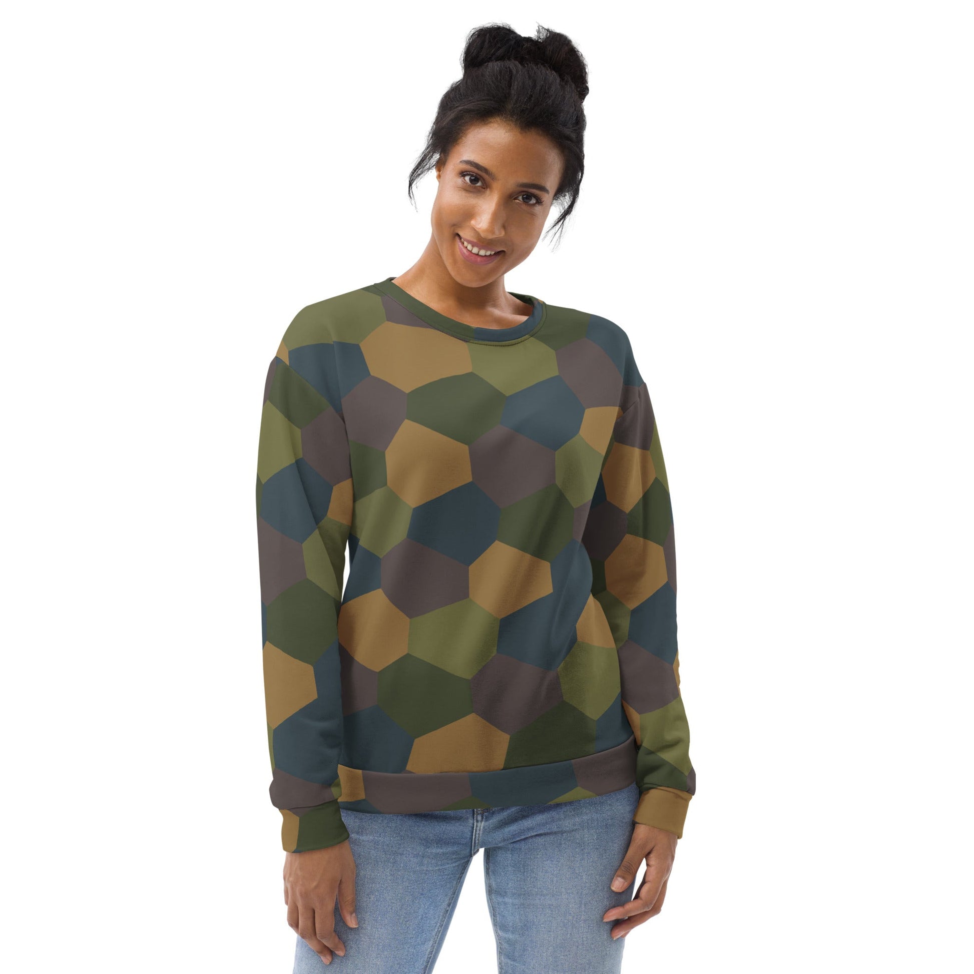 German WWI 5-Color Lozenge Aircraft CAMO Unisex Sweatshirt